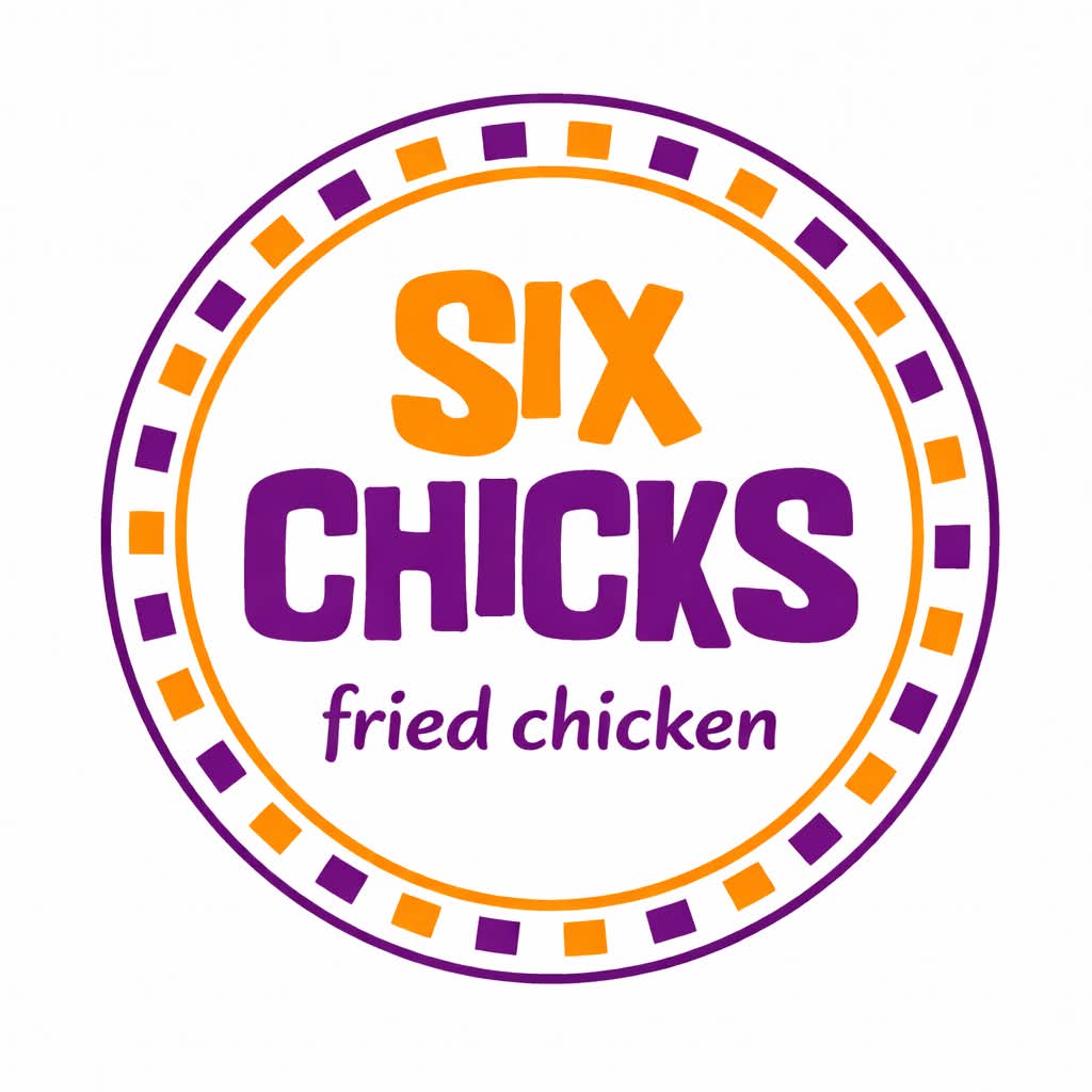Six Chicks fried chicken circular logo